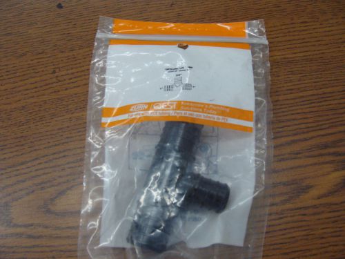 Zurn pex 1&#034;x1&#034;x3/4&#034; barbed tee plastic fitting water irrigation free shipping!! for sale