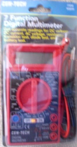 Cen-Tech 7 Function Digital Multimeter - Accurate readings for DC, AC &amp; More NEW