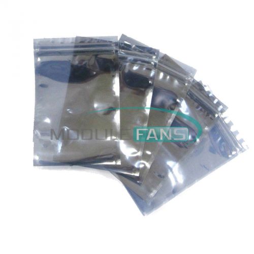 10Pcs 8 x12cm Plastic Zip Lock Shielding Anti Static Bags Holders Packagings M