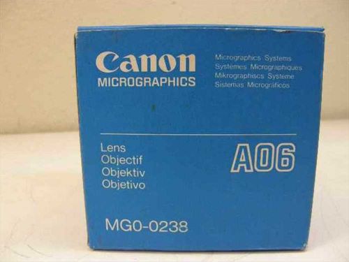 Canon Micrographics AO6 MGO-0238 Microfiche Reader AO6 Micro Lens