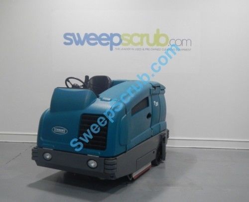Tennant t20 propane ride on cylindrical ech20 floor scrubber for sale
