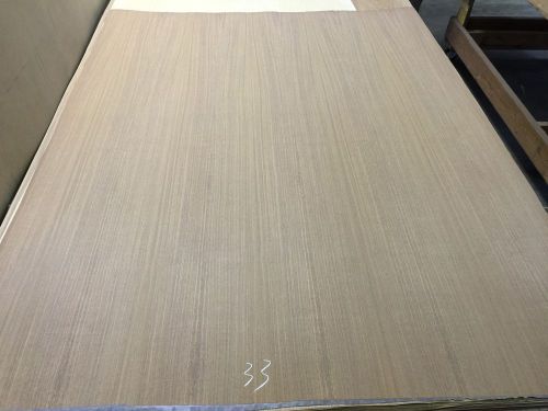 Wood Veneer Afromosia 48x62 1 Piece 10Mil Paper Backed &#034;EXOTIC&#034; AIR 33
