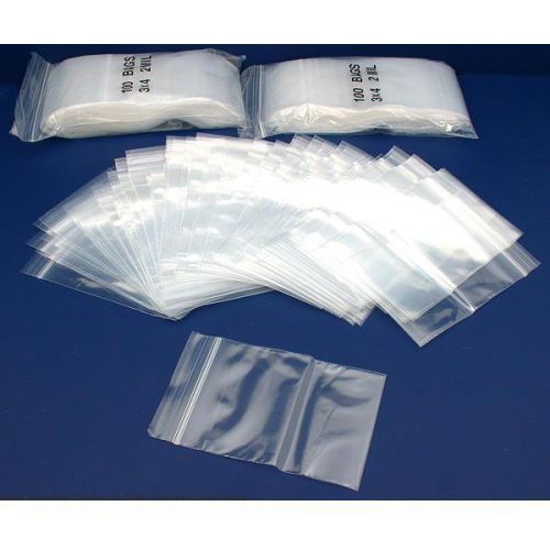 300 Resealable Plastic Bags 3&#034; x 4&#034;