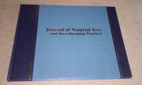 Qty of 2 Notary Book Journal of Notarial Acts Wilson Jones S495 90 Pages