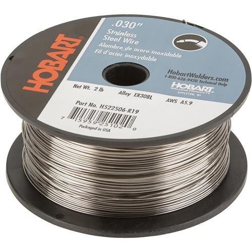 Hobart H522506-R19 0.030-Inch 2-Pound ER308L Stainless Steel Welding Wire