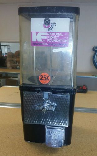 $.25 Route Used Black Quarter KOMET CANDY gumball vending machine #4