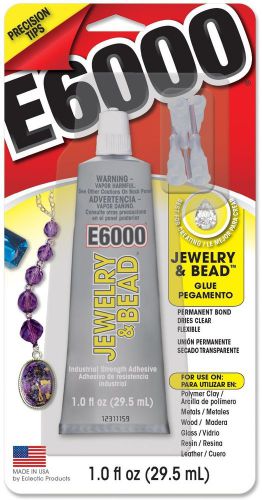 E6000 jewelry and bead adhesive 1oz for sale