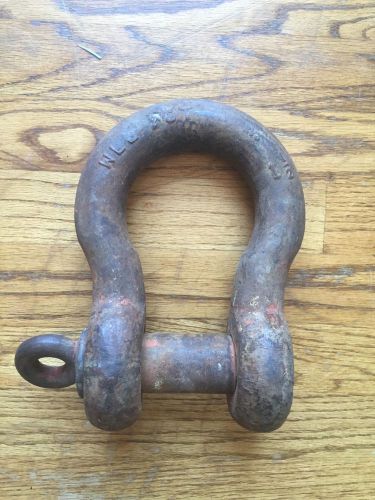 Crosby 22 ton shackle 38 mm usa for sale
