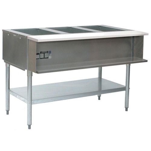 Eagle group 4-well water bath steam table 63-1/2&#034; natural gas - awt4-ng-1x for sale