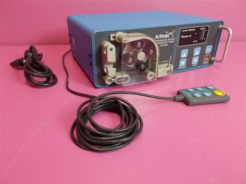 Arthrex ar-6ar-6400 continuous wave ll arthroscopic peristaltic pump &amp; remote for sale