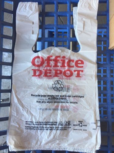 9&#034;x 6&#034;x 16&#034; 1250 T-shirt Bags Retail Shopping Bags Shopper Bag