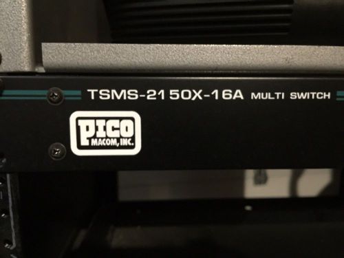 PICO MACOM TSMS-2150X-16A RACKMOUNTED SATELITE SWITCH