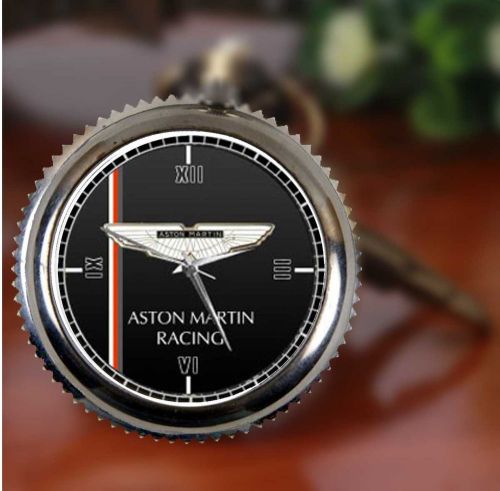 New Aston Martin Racing V8 Vantage Pocket Metal Watch Car key chain accessories