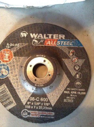 Walter lot of 19 new depressed center grinding discs wheel 08-c 600 08c600 for sale