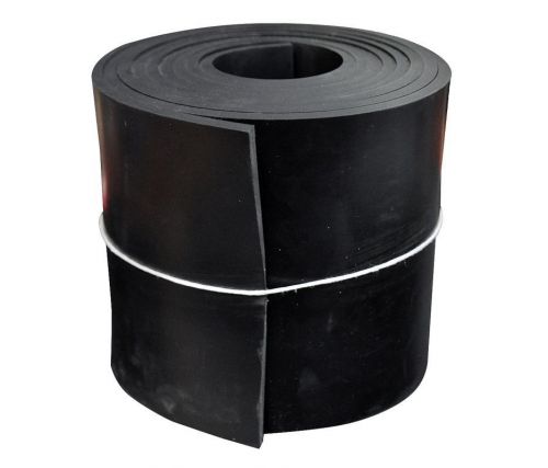 1515-1/4x6x10 Rubber Roll , SBR, 1/4 Th x 6 In W, 10 Ft, Black