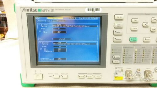 Anritsu MP1552B SDH/PDH/ATM/OPTICAL Analyzer