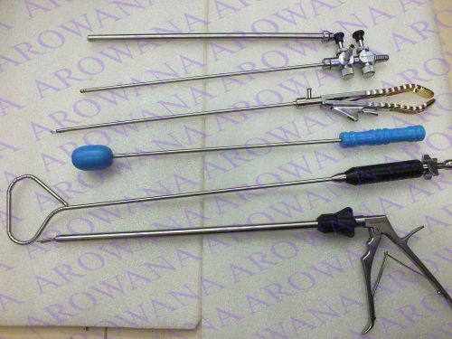 New Laparoscopy Clip Applicator Retractor Rectal Probe Needle Holder STube