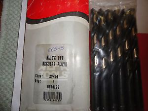 Afra  29/64&#034; &#034;blitz bit&#034; jobbers length drill bits, bb74126 for sale