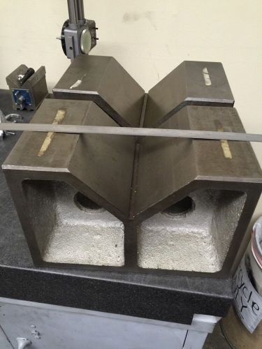 12&#034; Steel V-Block Matched Pairs Ground Precision