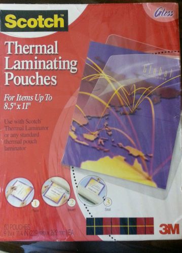 Scotch thermal laminating pouches 50-Pack TP3854-50
