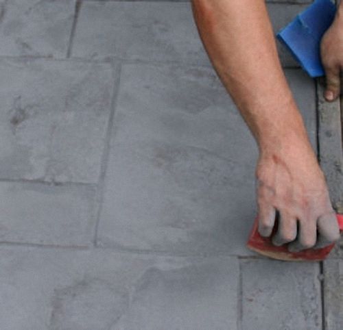 Concrete Grout touch-up tools