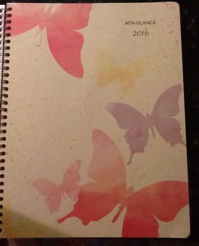 Recycled Watercolors Weekly/Monthly Planner, Design, 8 1/2&#034; x 11&#034;, 2016