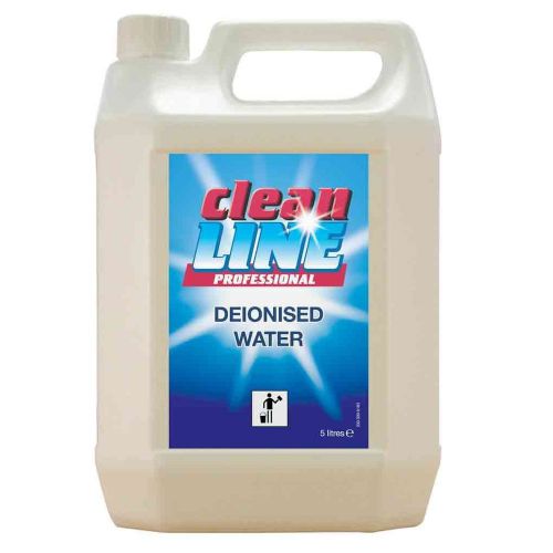 Cleanline De-Ionised Water 5 Litre - Pack of 4