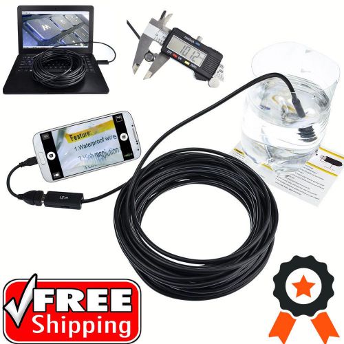 Pipe Inspection Camera Tube Sonde Video Sewer Drain Cleaner Waterproof 50 ft NEW