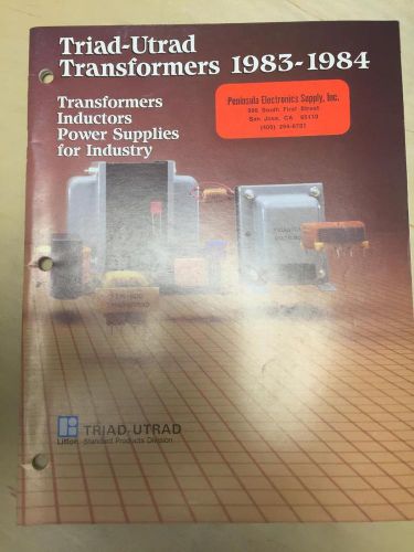 1983 Triad-Utrad Catalog ~ Transformers Inductors Circuit Boards Power Supplies