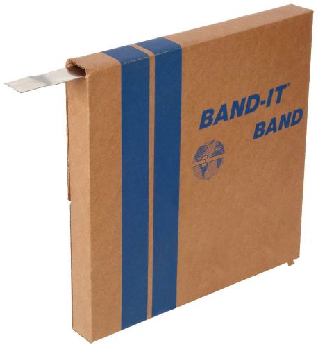 BAND-IT G43199 201 Stainless Steel Giant Band, 1&#034; Width X 0.044&#034; Thick, 100 Feet