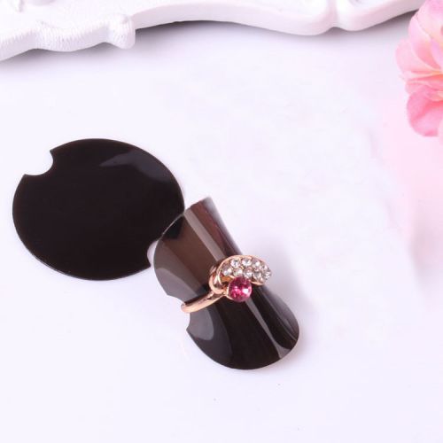 100 x black plastic rings stand jewelry display showcase dia 38mm hot tc17090997 for sale