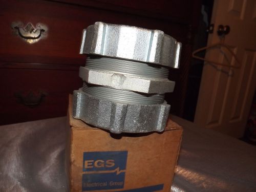 EGS 3 1/2&#034; COMPRESSION COUPLING GLAND  TYPE FOR THREADLESS RIGID CONDUIT