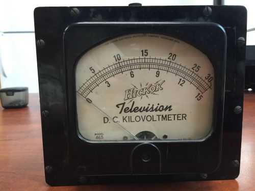 Hickok Model 465 D.C. Kilovoltmeter WORKING