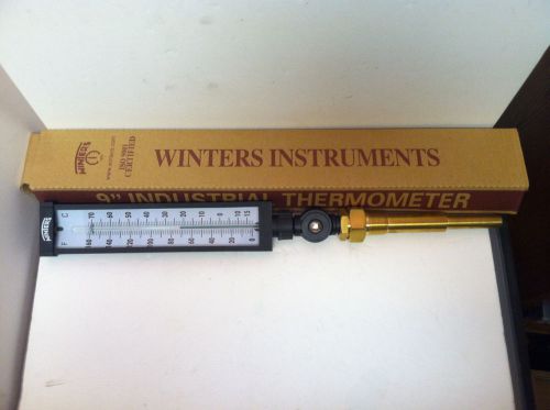 Winters T103-6 Industrial 9IT Series Thermometer 9&#034; Valox, 6&#034; Adjustable Stem