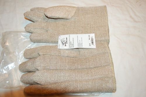 Black Stallion High Temperature Gloves 36 oz. Fiberglass 14&#034; Wool Lined