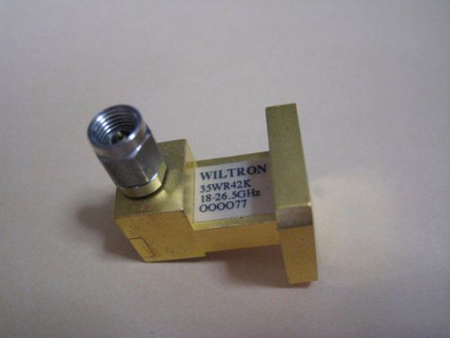 WR42 Waveguide to Coxaxial  adapter 18GHz to 26.5GHz Wiltron 35WR42K