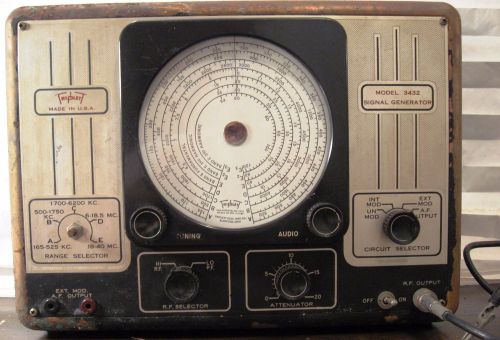 Vintage Triplett Signal Generator - Model 3432 Made in the USA