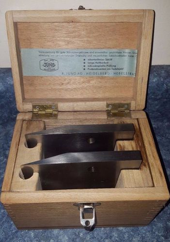 Set of 2 Large R. Jung Ag Heidelberg Microtome Blades Knives Knife In Box