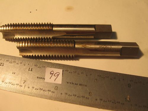 2 pc 5/8&#034;-11 HS GH-3 R&amp;N 207433 3 Flute Spiral Point Gun Tap Plug New (99)