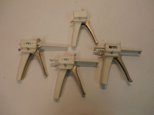 Lot of 4 Manual Corian Glue Applicator Mixpac - Sold as Pictured