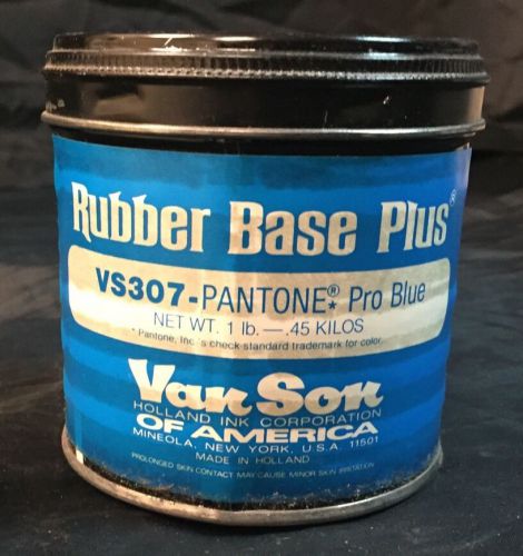 1 lb - Van Son - Rubber Based - VS307 - PANTONE Pro Blue Ink