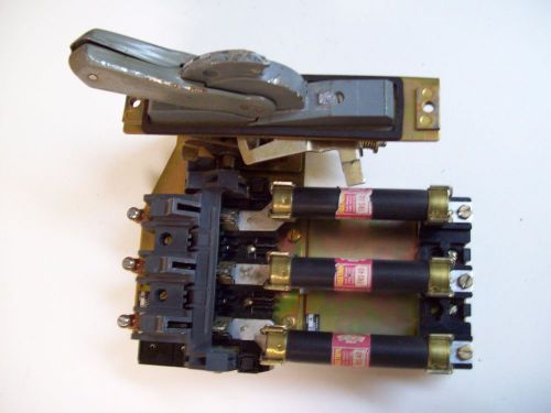 ALLEN-BRADLEY 1494F-NF60 SER. A DISCONNECT SWITCH 60A - USED - FREE SHIPPING