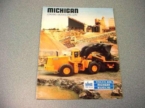 Michigan l190, l270 loaders brochure (nice rarer item) for sale