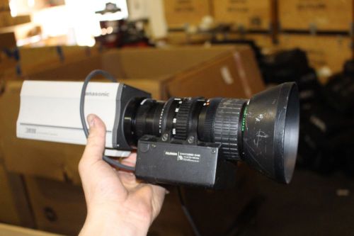 Panasonic aw-e600 camera with fujinon s14x7.5bmd-d4m lens for sale