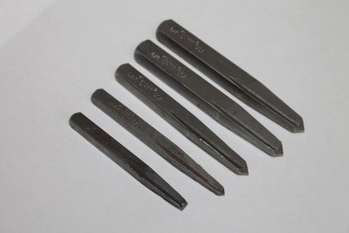 5pc lot kd tools screw extractor bit set (kd-1111 - kd-1113) for sale