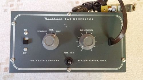 Heathkit Bar Generator BG-1 for vintage and antique television testing w/ manual