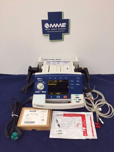 Great condition philips heartstart xl- pacing, spo2, advisory, paddles, warranty for sale