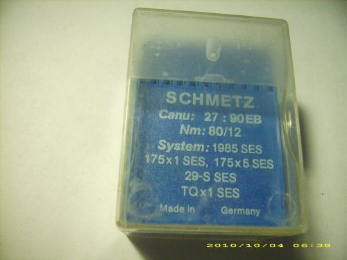 70 pc SCHMETZ sewing machine needles 1985 SES 175x1 SES Nm 70/10