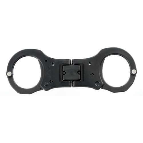 New asp aluminum rigid handcuffs black frame aluminum bow rigid restraints 6123 for sale