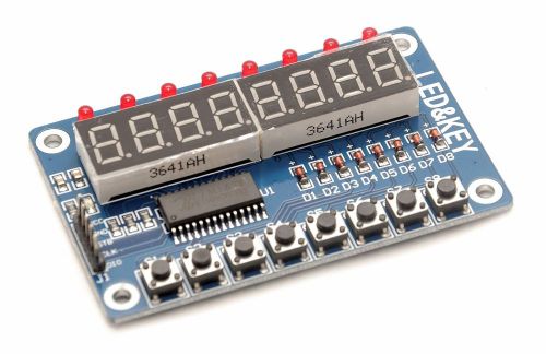 Key display for avr arduino new 8-bit digital led tube 8-bit tm1638 module for sale